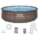 Bestway Bazén 56709 s kovovou konštrukciou Ratan Power Steel MAX™ Deluxe Series™ 366cm x 100cm