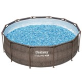 Bestway Bazén 56709 s kovovou konštrukciou Ratan Power Steel MAX™ Deluxe Series™ 366cm x 100cm