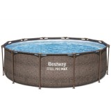 Bestway Bazén 56709 s kovovou konštrukciou Ratan Power Steel MAX™ Deluxe Series™ 366cm x 100cm