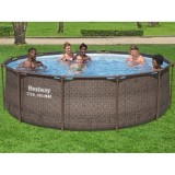 Bestway Bazén 56709 s kovovou konštrukciou Ratan Power Steel MAX™ Deluxe Series™ 366cm x 100cm