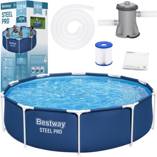 Bestway 56679 Bazén s kovovou konštrukciou 305 x 76 cm + filtračné čerpadlo