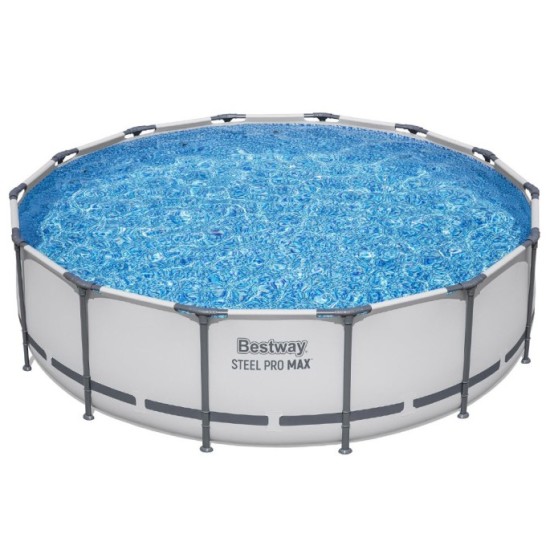 Bestway 56950 Bazén s kovovou konštrukciou STEEL-PRO MAX 427cm x 107cm + filtračné čerpadlo + rebrík + plachta
