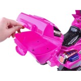 JOKO Elektrická Motorka Lights, osvetlené kolesá, USB vstup, ružová