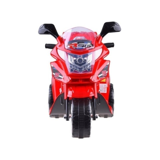JOKO Elektrická Motorka Lights, osvetlené kolesá, USB vstup, červená