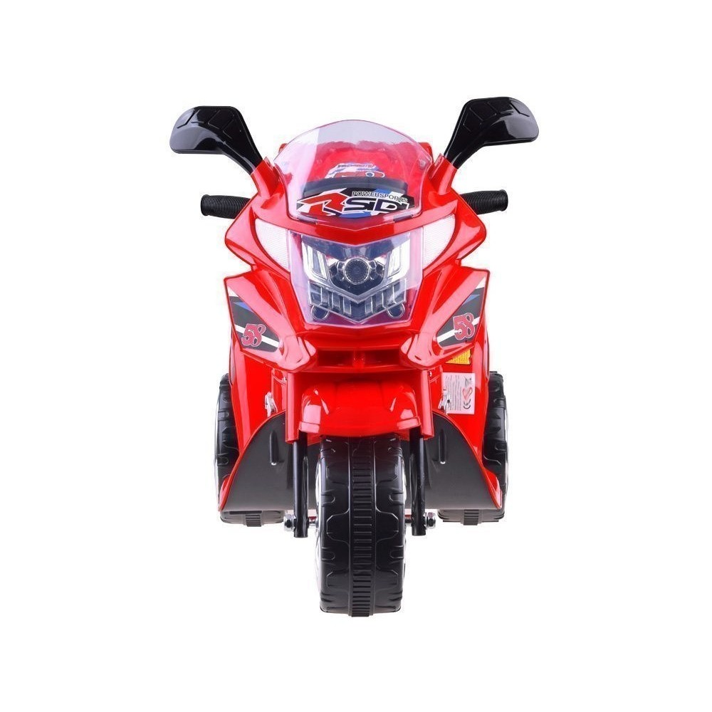 JOKO Elektrická Motorka Lights, osvetlené kolesá, USB vstup, červená