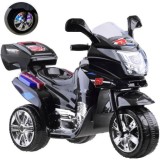 JOKO Elektrická Motorka Lights, osvetlené kolesá, USB vstup, čierna