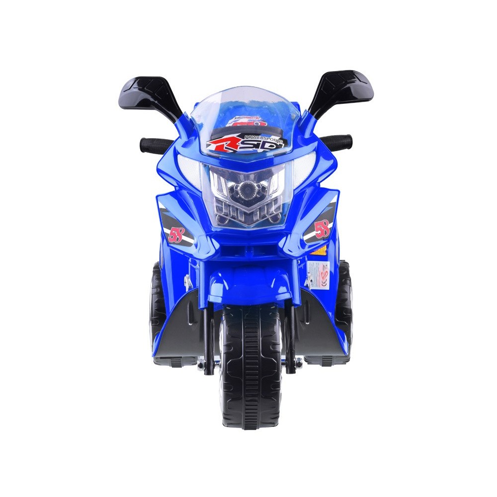 JOKO Elektrická Motorka Lights, osvetlené kolesá, USB vstup, modrá