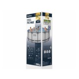 Bestway 5612X Bazén Steel Pro MAX s kovovou konštrukciou 427 cm x 122 cm + krycia plachta + čerpadlo + rebrík