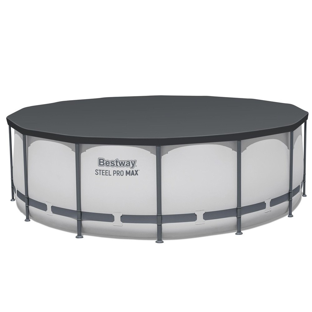 Bestway 5612X Bazén Steel Pro MAX s kovovou konštrukciou 427 cm x 122 cm + krycia plachta + čerpadlo + rebrík