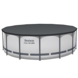 Bestway 5612X Bazén Steel Pro MAX s kovovou konštrukciou 427 cm x 122 cm + krycia plachta + čerpadlo + rebrík