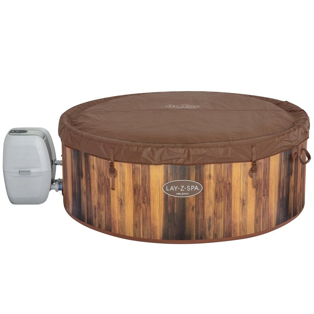 Bestway 60025 Vírivka Lay-Z-Spa Helsinki Air Jet Jacuzzi pre 7 osôb, dizajn dreva