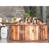 Bestway 60025 Vírivka Lay-Z-Spa Helsinki Air Jet Jacuzzi pre 7 osôb, dizajn dreva