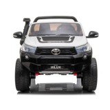 JOKO Elektrické autíčko Toyota Hilux Pick Up, Dvojmiestne Kožené sedadlo, Penové kolesá, Nosnosť 50kg, FM rádio, biele