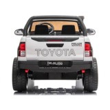 JOKO Elektrické autíčko Toyota Hilux Pick Up, Dvojmiestne Kožené sedadlo, Penové kolesá, Nosnosť 50kg, FM rádio, biele