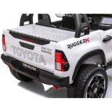 JOKO Elektrické autíčko Toyota Hilux Pick Up, Dvojmiestne Kožené sedadlo, Penové kolesá, Nosnosť 50kg, FM rádio, biele