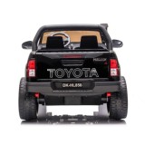 JOKO Elektrické autíčko Toyota Hilux Pick Up, Dvojmiestne Kožené sedadlo, Penové kolesá, Nosnosť 50kg, FM rádio, čierne