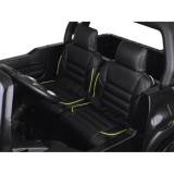 JOKO Elektrické autíčko Toyota Hilux Pick Up, Dvojmiestne Kožené sedadlo, Penové kolesá, Nosnosť 50kg, FM rádio, čierne