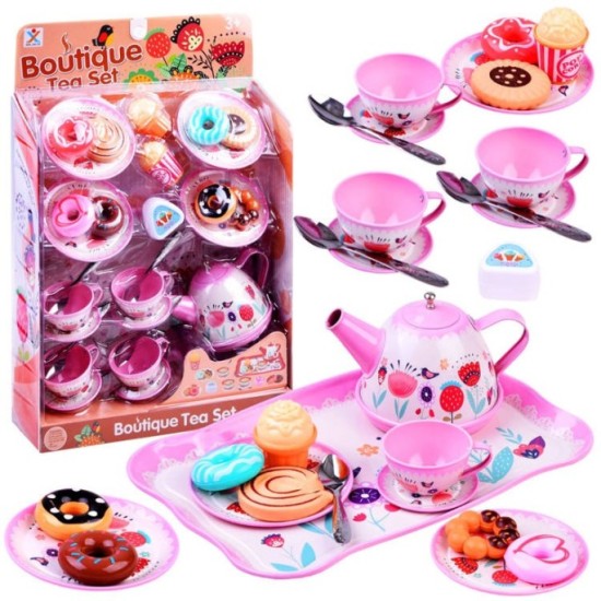 JOKO Detský čajový set s Donutmi + 4 lyžičky
