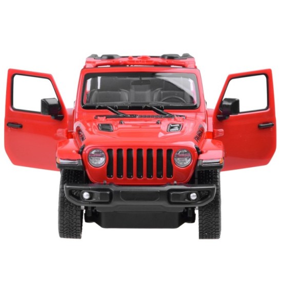 Rastar RC Auto Jeep Wrangler JL 1:14 na diaľkové ovládanie, červené