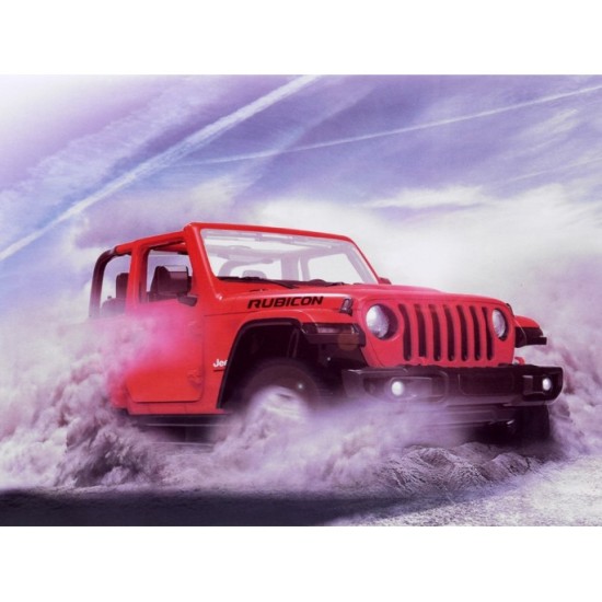 Rastar RC Auto Jeep Wrangler JL 1:14 na diaľkové ovládanie, červené