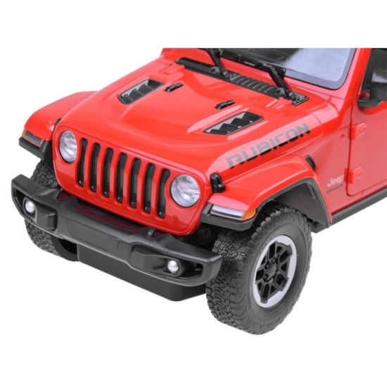 Rastar RC Auto Jeep Wrangler JL 1:14 na diaľkové ovládanie, červené