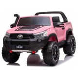 JOKO Elektrické autíčko Toyota Hilux Pick Up, Dvojmiestne Kožené sedadlo, Penové kolesá, Nosnosť 50kg, FM rádio, ružové
