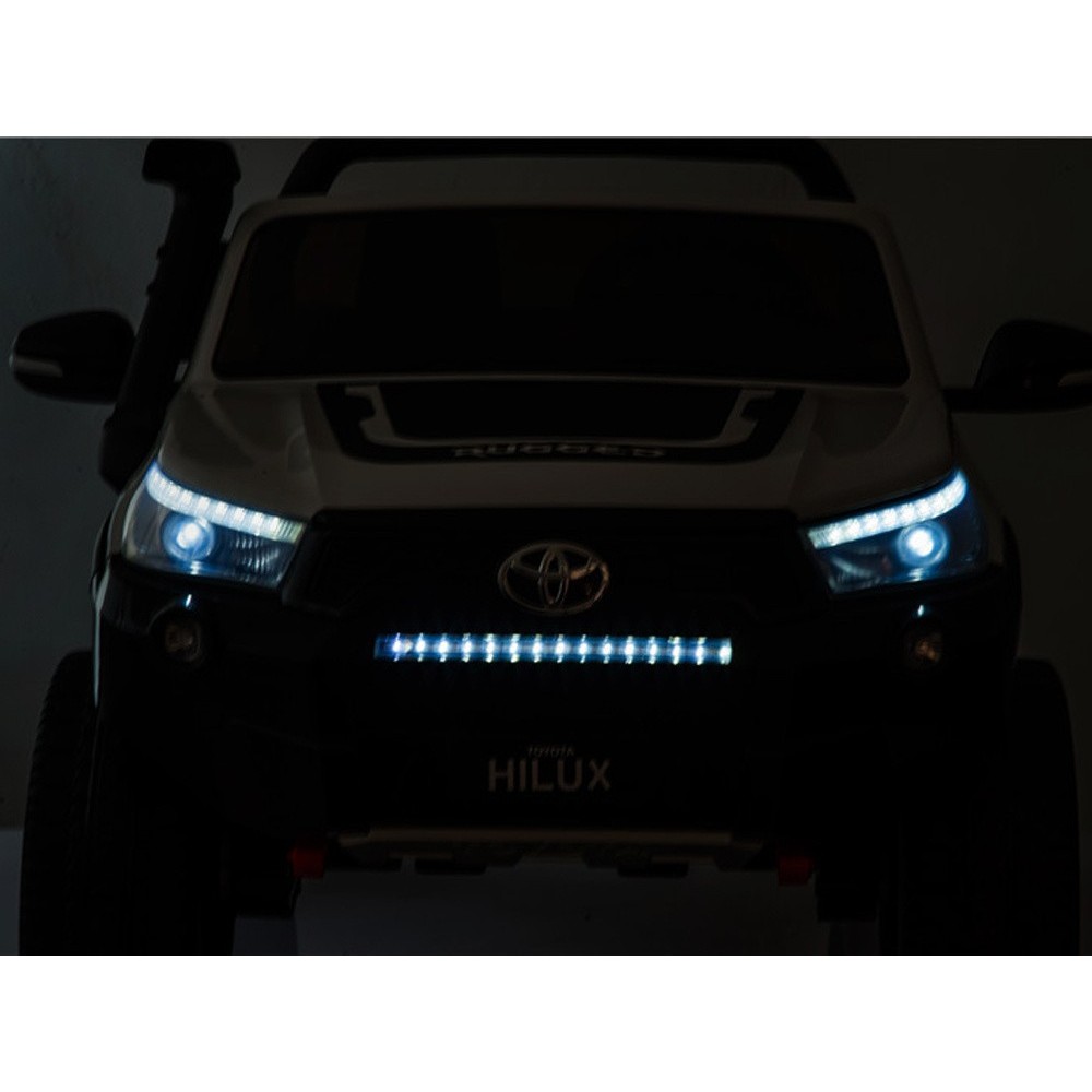 JOKO Elektrické autíčko Toyota Hilux Pick Up, Dvojmiestne Kožené sedadlo, Penové kolesá, Nosnosť 50kg, FM rádio, ružové