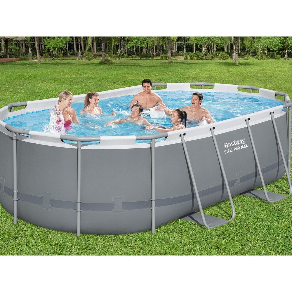 Bestway 56620 Bazén s Kovovou konštrukciou Power Steel 427x250x100, filtračné čerpadlo, rebrík