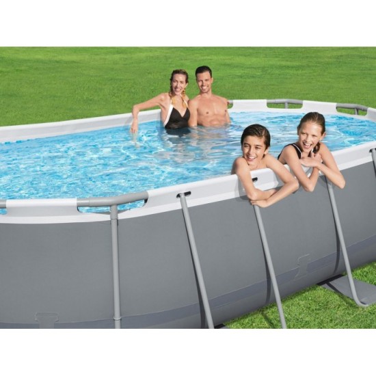 Bestway 56620 Bazén s Kovovou konštrukciou Power Steel 427x250x100, filtračné čerpadlo, rebrík
