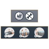 Bestway 56620 Bazén s Kovovou konštrukciou Power Steel 427x250x100, filtračné čerpadlo, rebrík