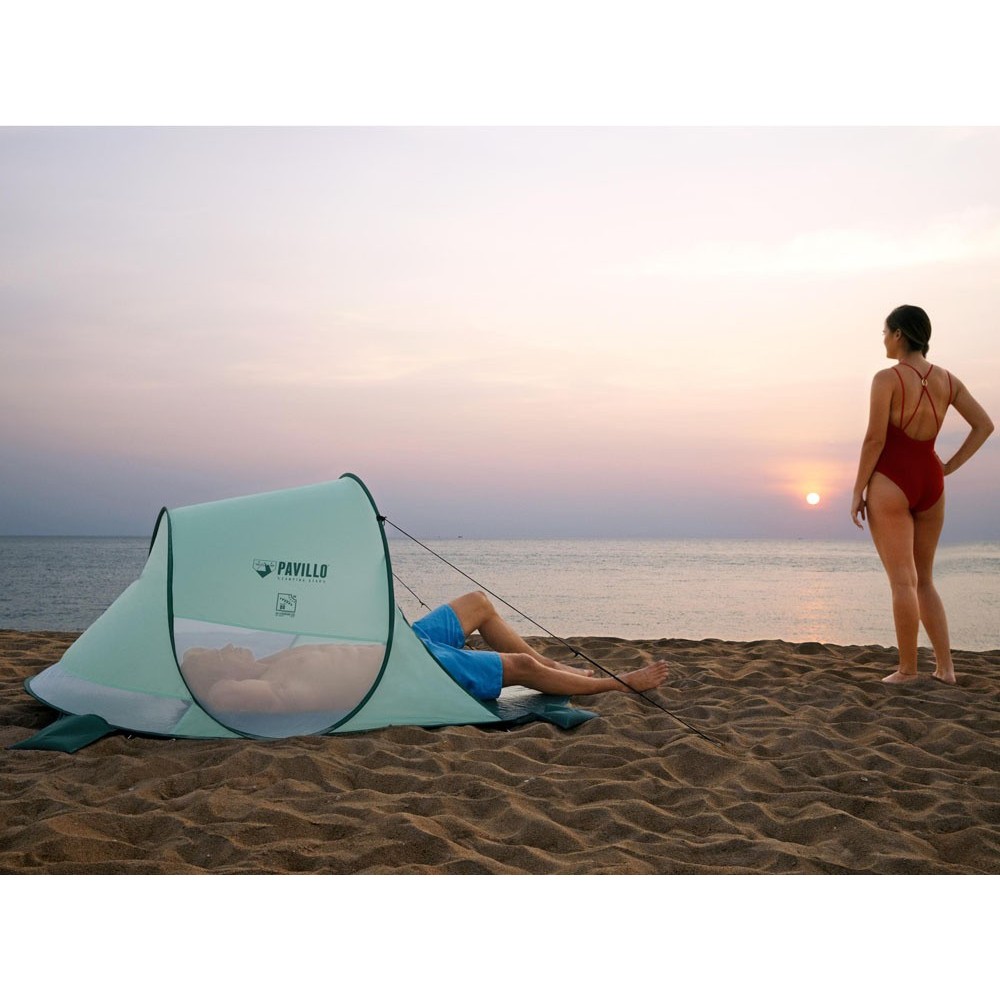 Bestway 68107 Plažový stan Pavillo Beach Quick UV 80 pre 2 osoby, modrý