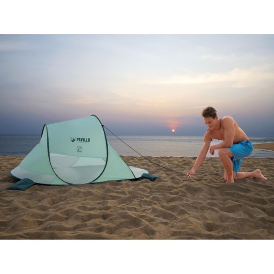 Bestway 68107 Plažový stan Pavillo Beach Quick UV 80 pre 2 osoby, modrý