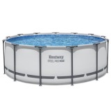 Bestway 5618W Bazén s kovovou konštrukciou Steel ProMAX™ 396x122cm + rebrík + plachta + filtračné čerpadlo