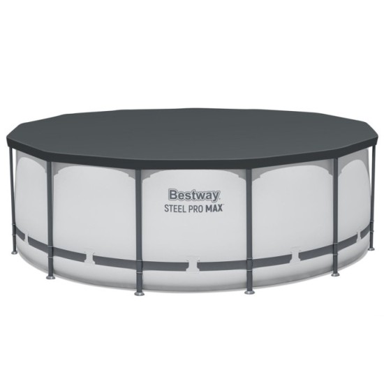 Bestway 5618W Bazén s kovovou konštrukciou Steel ProMAX™ 396x122cm + rebrík + plachta + filtračné čerpadlo