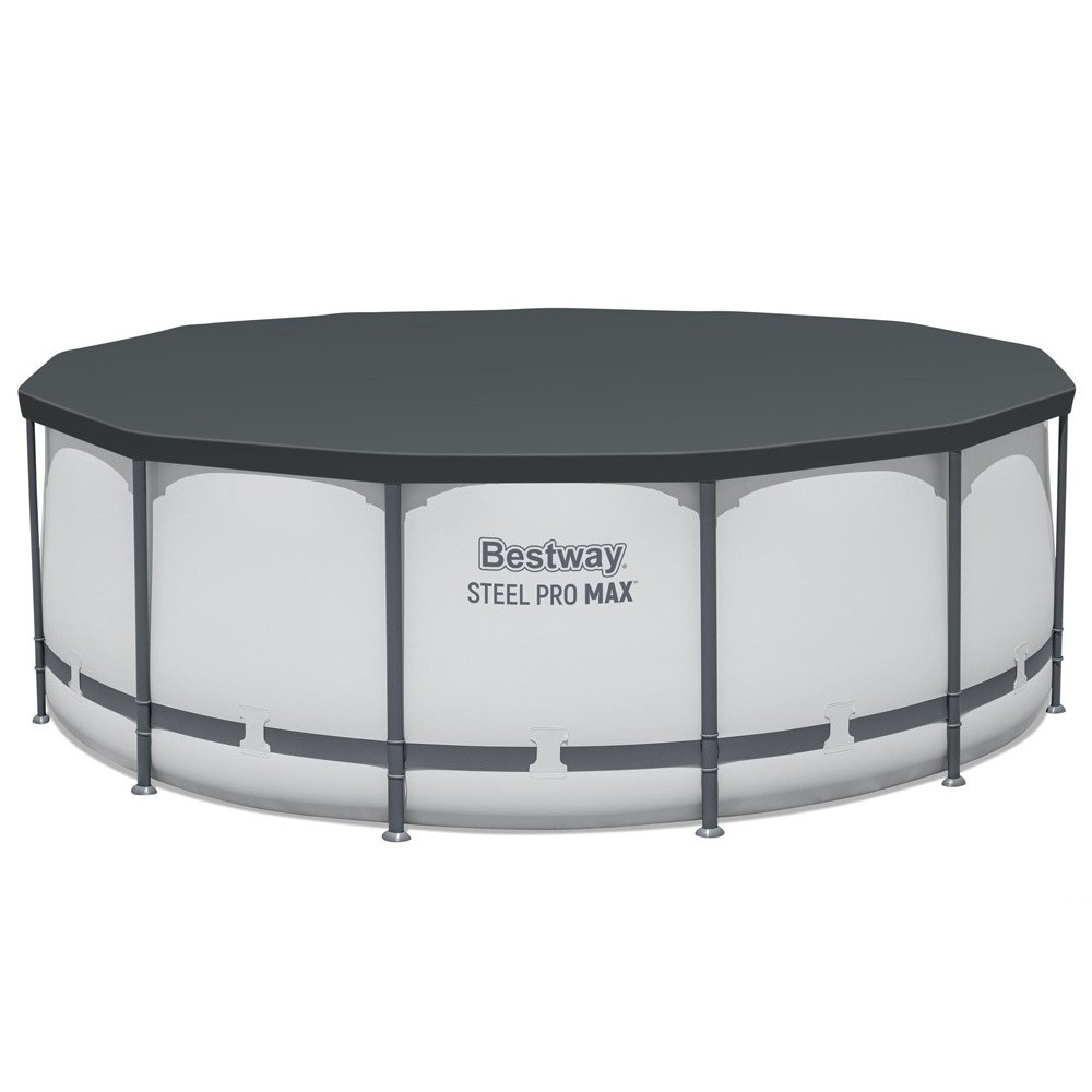 Bestway 5618W Bazén s kovovou konštrukciou Steel ProMAX™ 396x122cm + rebrík + plachta + filtračné čerpadlo