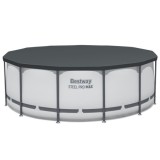 Bestway 5618W Bazén s kovovou konštrukciou Steel ProMAX™ 396x122cm + rebrík + plachta + filtračné čerpadlo