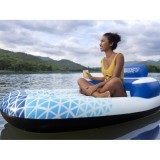 Bestway 43533 Nafukovací Matrac Indigo Waves s operadlom 183 x 97 cm