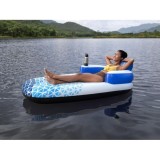 Bestway 43533 Nafukovací Matrac Indigo Waves s operadlom 183 x 97 cm