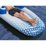 Bestway 43533 Nafukovací Matrac Indigo Waves s operadlom 183 x 97 cm