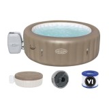 Bestway 60017 Vírivka Jacuzzi Lay-Z-Spa Palm Springs AirJet pre 6 osôb, priemer 196cm + plachta, zlatá