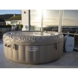 Bestway 60017 Vírivka Jacuzzi Lay-Z-Spa Palm Springs AirJet pre 6 osôb, priemer 196cm + plachta, zlatá