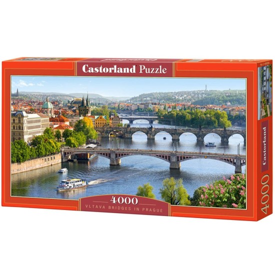 Castorland, Puzzle Vltava Bridges in Prague, 4000 ks