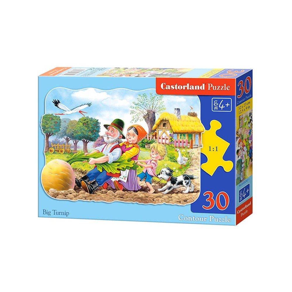 Castorland, Detské Puzzle Ťahal dedko repku, 30 ks