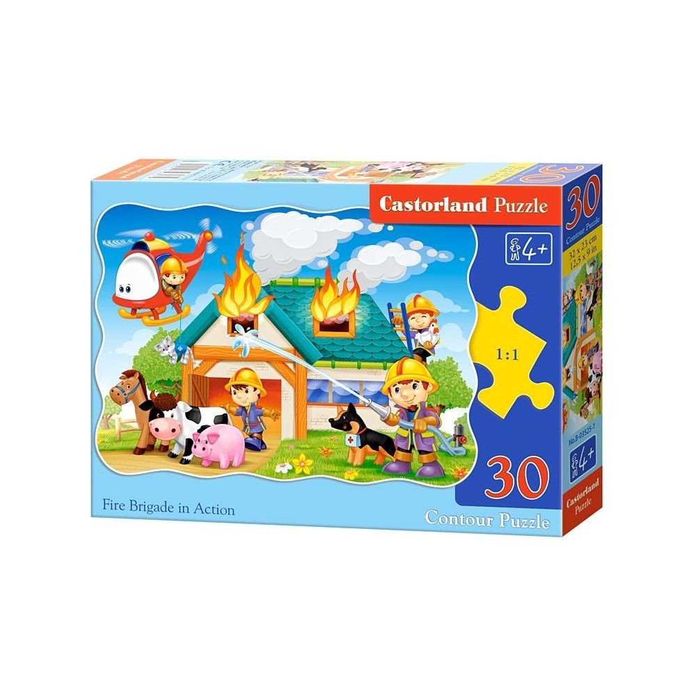 Castorland, Detské Puzzle Hasiči v akcii, 30 ks