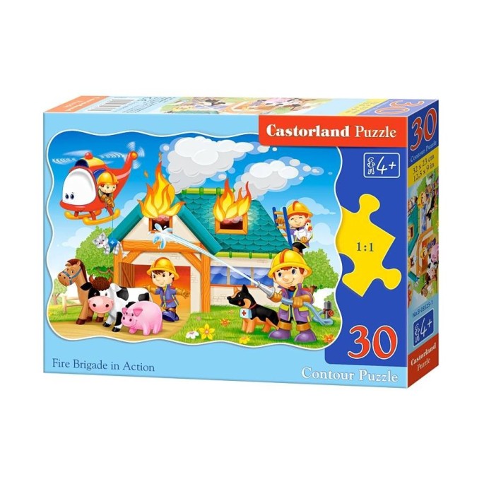Castorland, Detské Puzzle Hasiči v akcii, 30 ks