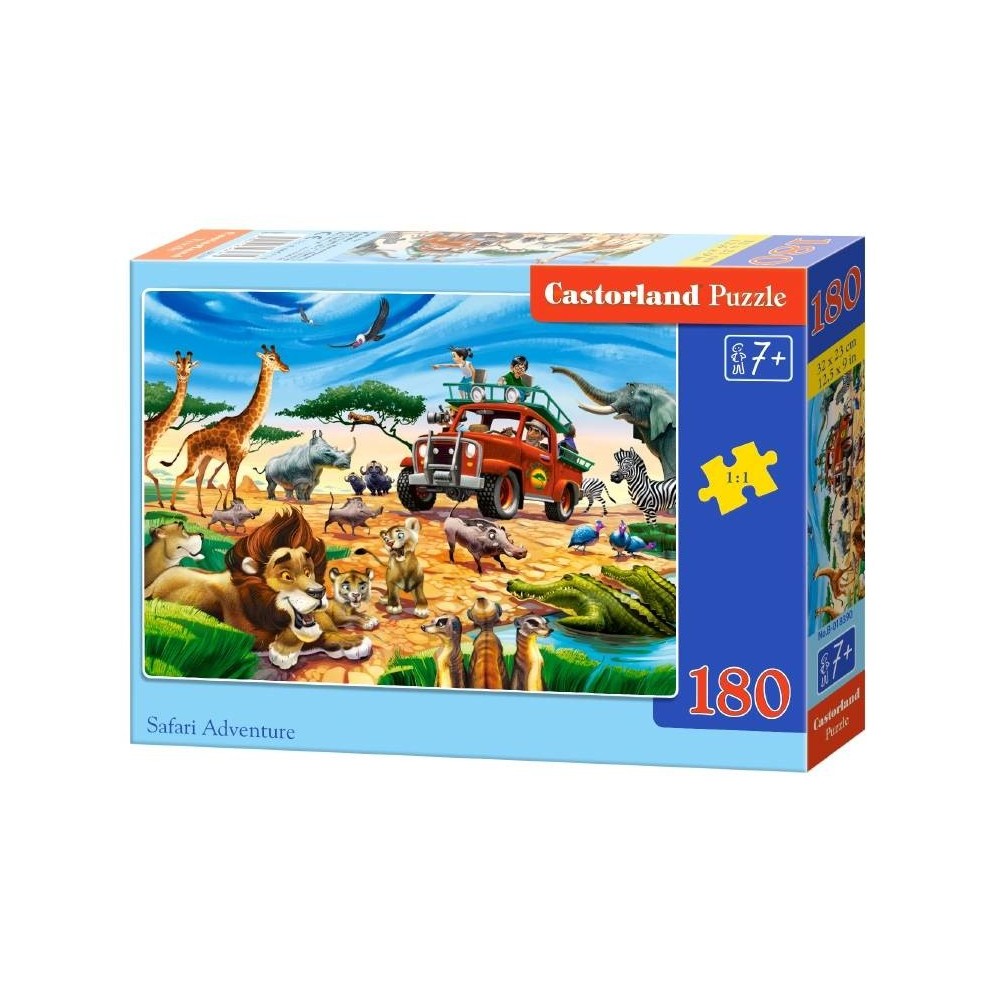 Castorland, Puzzle Výlet v Safari, 180 ks