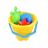 TUBAN Kineticky piesok 1,5kg + 4 formičky, Tuban Dynamic sand - Plážový set s vedrom
