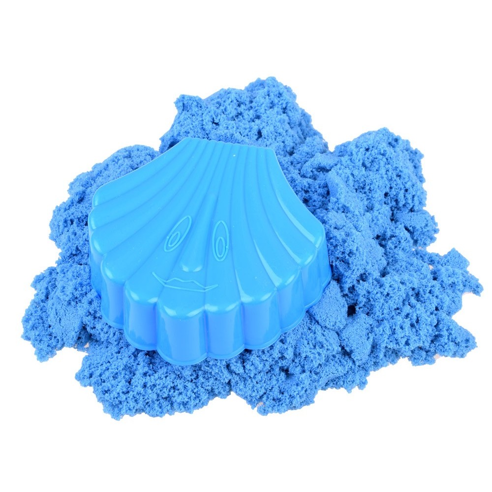 TUBAN Kineticky piesok 1,5kg + 4 formičky, Tuban Dynamic sand - Plážový set s vedrom