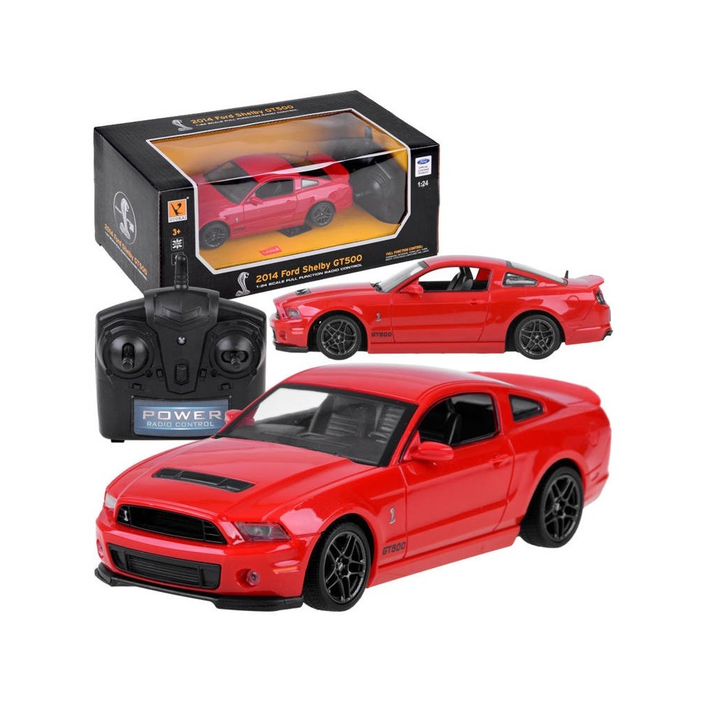 JOKO RC Auto FORD Shelby GT500 1:24 na diaľkové ovládanie, červené