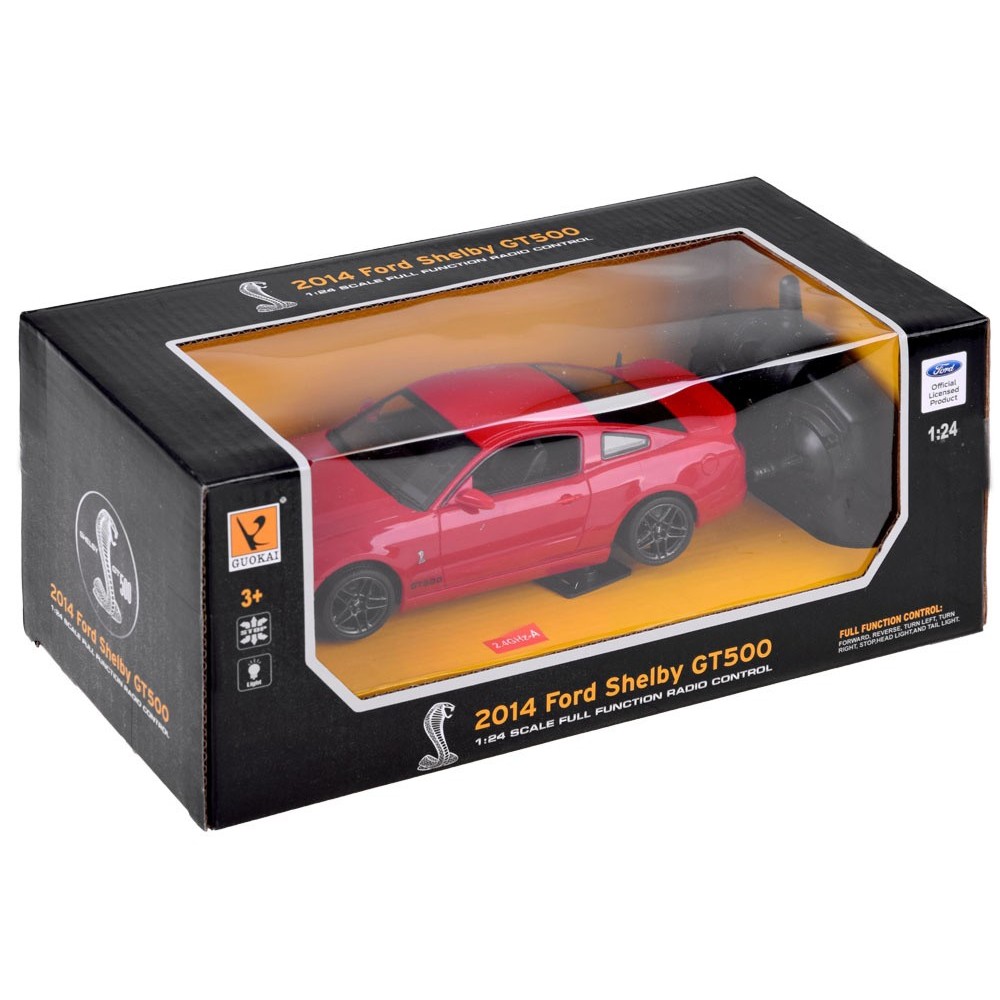 JOKO RC Auto FORD Shelby GT500 1:24 na diaľkové ovládanie, červené